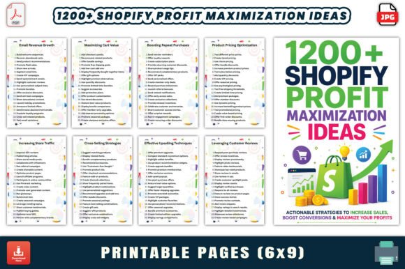 1200 Shopify Profit Maximization Ideas: A Practical Resource for Growing Your Store's Revenue