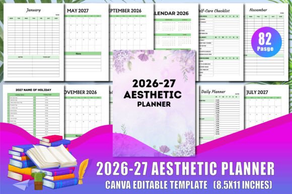 2026-27 Aesthetic Planner: A Comprehensive Tool for Thoughtful Year-Round Planning
