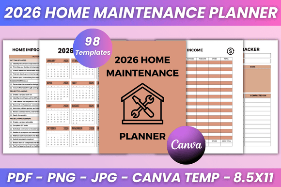 2026 Home Maintenance Planner KDP: A Strategic Tool for Organized Living and Long-Term Asset Management