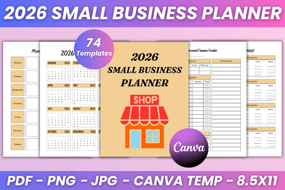 2026 Small Business Planner Kdp Interior: A Complete Planning System for Entrepreneurs
