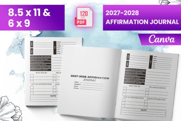 2027-2028 Affirmation Journal KDP: A Two-Year Companion for Real Life