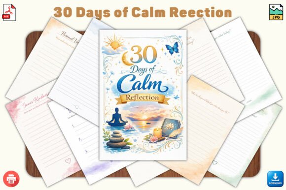 30 Days of Calm Reflection: How a Guided Reflection Journal Transforms Your Daily Practice