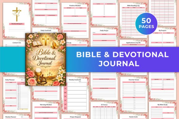 Bible Devotional Journal Canva KDP