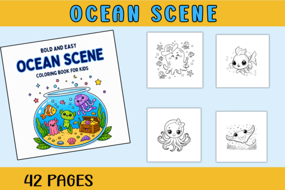 Cute Ocean Creatures Coloring Pages: A Thoughtful Tool for Early Childhood Development and Screen-Free Learning