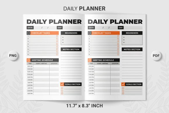 Daily Planner Checklist Schedule PNG: A Practical Tool for Structured Productivity
