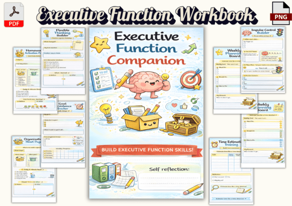 Executive Function Skills Workbook for Kids