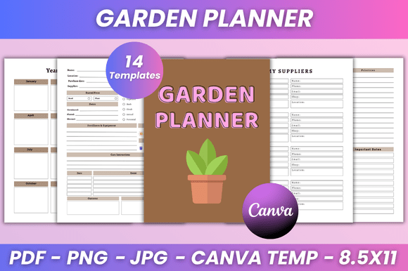 Garden Planner KDP Interior: A Customizable Tool for Modern Garden Enthusiasts