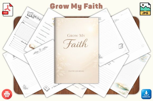 Grow My Faith: A Christian Prayer Reflection Journal