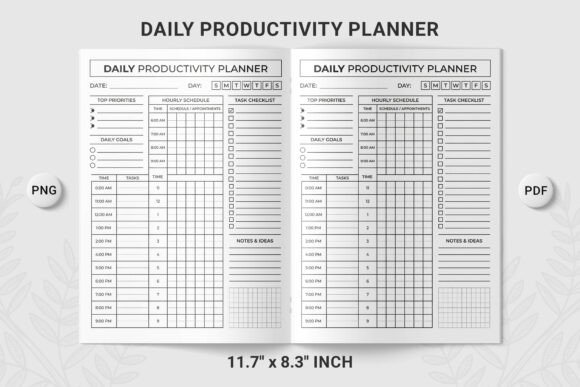 How the Daily Productivity Planner Template PNG Can Reshape Your Day