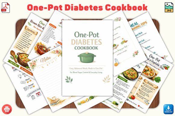 One-Pot Diabetes Cookbook: Simple, Healthy Meals for Real Life