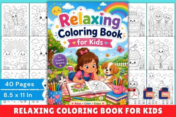 Relaxing Coloring Book for Kids
