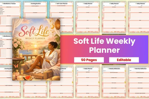 Soft Life Weekly Planner: Reclaiming Balance in a Demanding World