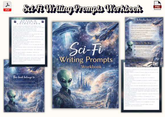 Structured Creativity: How the Sci-Fi Writing Prompts Workbook Builds Immersive Science Fiction