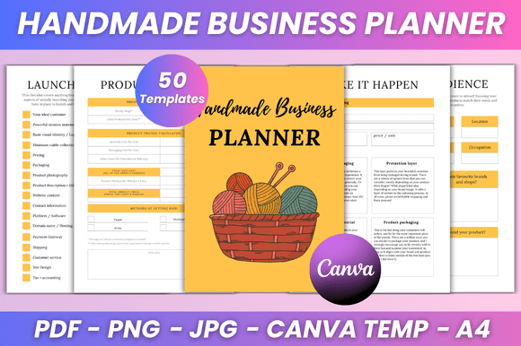 The Complete Guide to the Handmade Business Planner KDP Interior – Your Blueprint for Creative Success