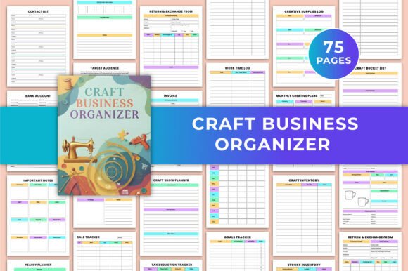 The Craft Business Organizer Canva KDP Template: A Strategic Tool for Creative Entrepreneurs